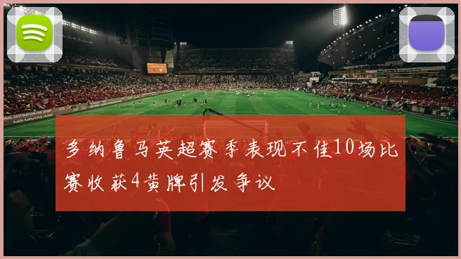 多纳鲁马英超赛季表现不佳10场比赛收获4黄牌引发争议